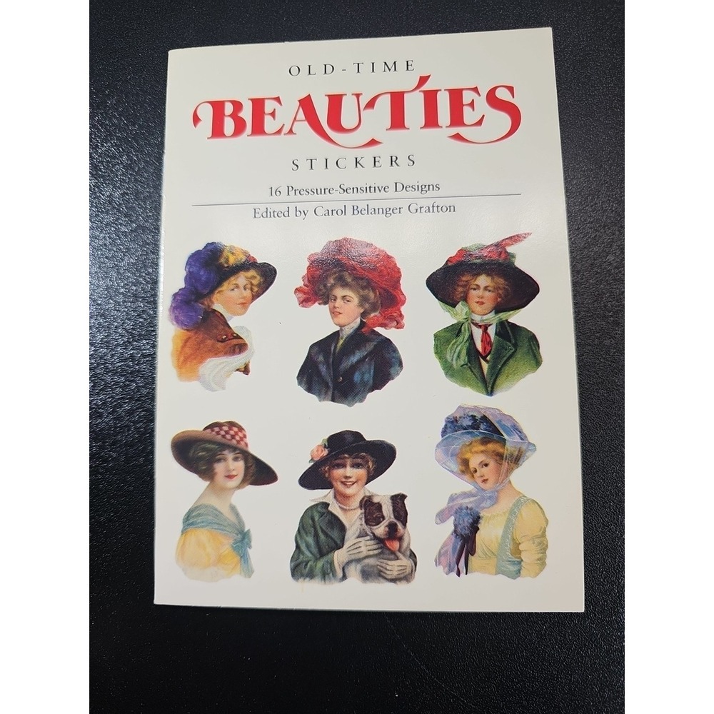 VINTAGE OLD TIME BEAUTIES STICKERS 16  BOOKLET 1993 COMPLETE